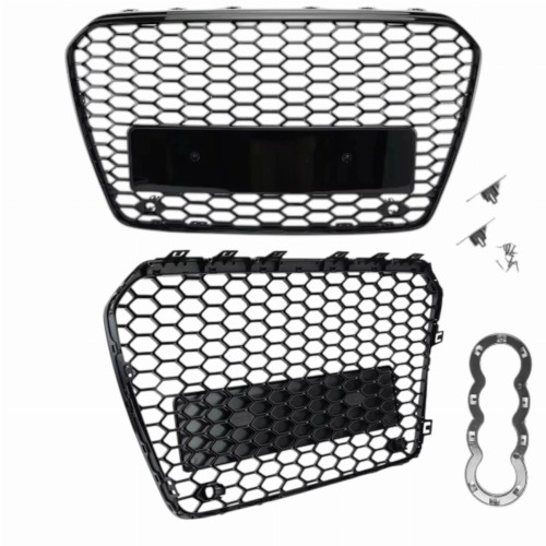 ATRAPA ZDERZAK grill AUDI A5 8T Lift 2011-2016r RS look BLACK