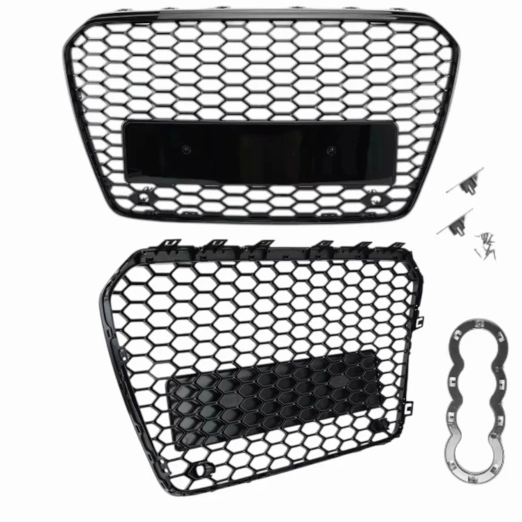 ATRAPA ZDERZAK grill AUDI A5 8T Lift 2011-2016r RS look BLACK