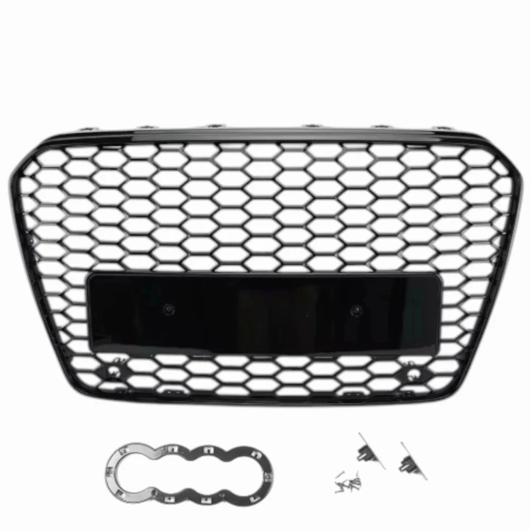 ATRAPA ZDERZAK grill AUDI A5 8T Lift 2011-2016r RS look BLACK