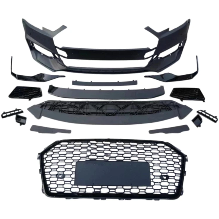 BODY KIT RS4 LOOK ZDERZAK PRZÓD PRZEDNI AUDI A4 B9 8W 2016-2020 S4