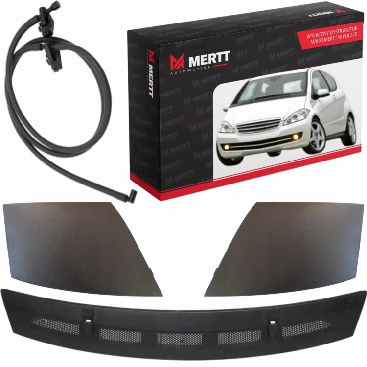 Podszybie MASKOWNICA kratka MERCEDES A KLASA W169 04-12 SPRYSKIWACZE KPL