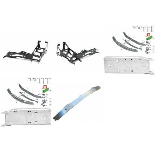 BELKA WZMOCNIENIE PRZEDNIE OKULAR STREFA ZGNIOTU BMW F20 F22 F30 F21 F32