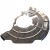 Tarcza kotwiczna przód przednia prawa Jeep Grand Cherokee WK WH 2005 - 2010
