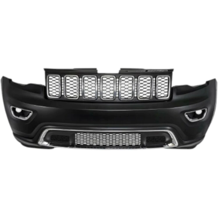 JEEP GRAND CHEROKEE WK2 2017-2021 ZDERZAK PRZEDNI KOMPLETNY NOWY CHROM