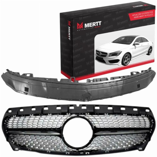 ATRAPA GRILL KRATKA WSPORNIK GÓRNY ZDERZAKA MERCEDES CLA W117 C117 2016-
