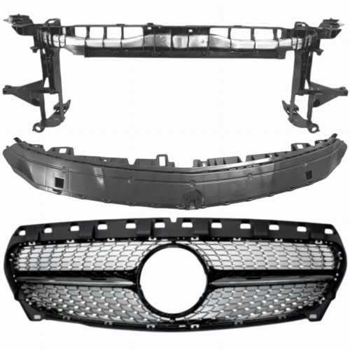 PAS PRZEDNI WZMOCNIENIE WSPORNIK ZDERZAKA GRILL ATRAPA MERCEDES W117 C117