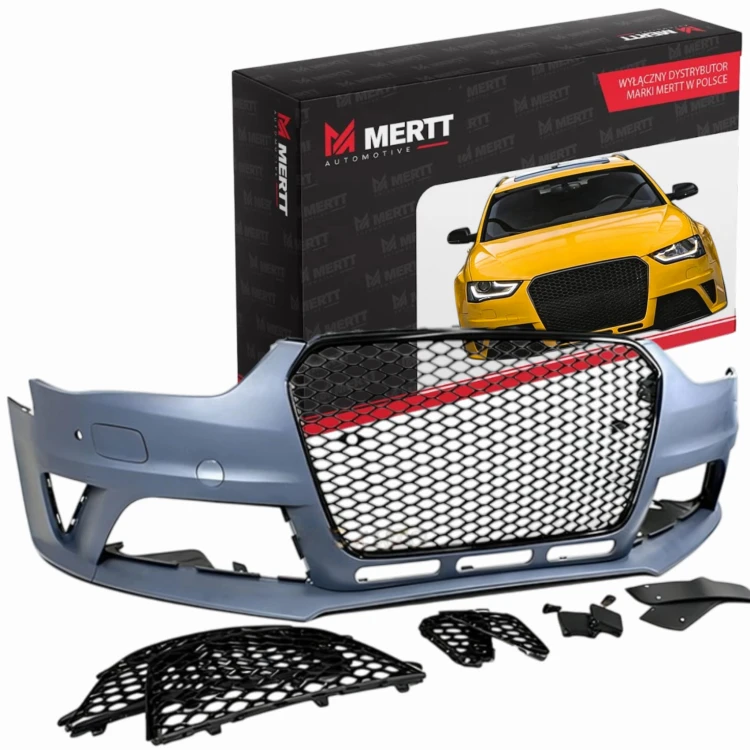 AUDI A4 B8 LIFT 2011-2015 ZDERZAK PRZEDNI KOMPLETNY RS LOOK PRZOD