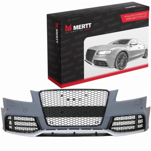AUDI A5 8T 2008-2011 ZDERZAK KOMPLETNY PRZEDNI ATRAPA GRILL PRZÓD RS LOOK