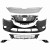 MAZDA 6 2016+ ATRAPA KRATKA GRILL ZDERZAK SKORUPA CHROM LISTWA GW2F50031