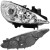 PEUGEOT 307 2005-2009 REFLEKTOR LAMPA PRZEDNIA PRAWA H1 H7 620686 + SILNIK