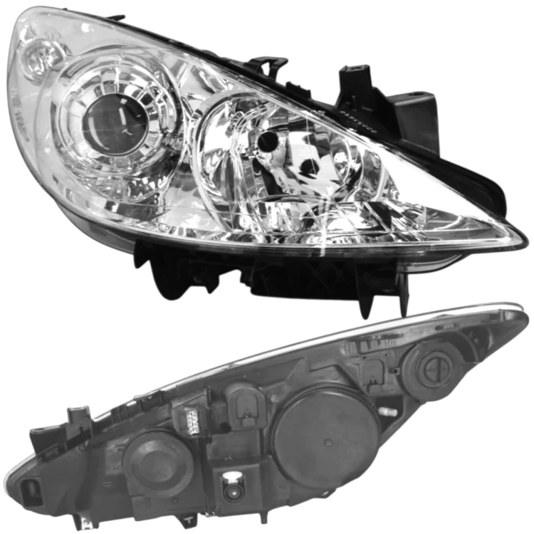 PEUGEOT 307 2005-2009 REFLEKTOR LAMPA PRZEDNIA PRAWA H1 H7 620686 + SILNIK