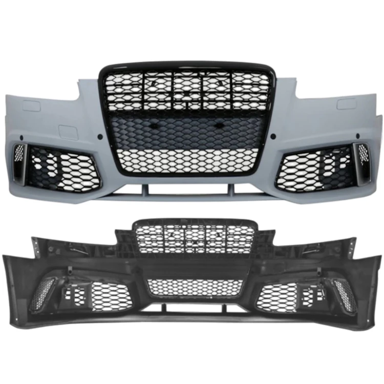 ZDERZAK KOMPLETNY RS LOOK PRZÓD GRILL ATRAPA ZAŚLEPKA AUDI A6 C6 2004-2011
