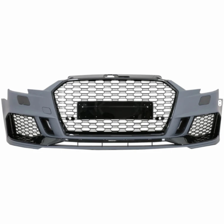 AUDI A3 8V 2017- LIFT ZDERZKA KOMPLETNY RS LOOK GRILL ATRAPY ZAŚLEPKI PRZÓD