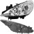 REFLEKTOR LAMPA PRZEDNIA LEWA H1 H7 620886 + SILNIK PEUGEOT 307 2005-2009