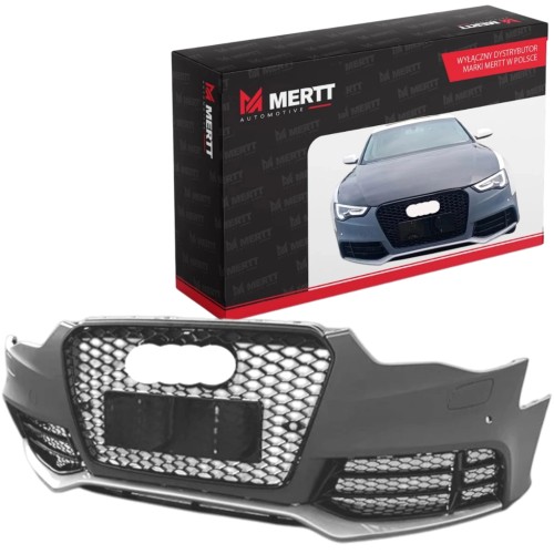 ZDERZAK KOMPLETNY RS LOOK ATRAPA GRILL ZAŚLEPKA OSŁONA AUDI A5 8T 2011-2016