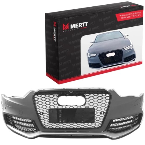 ZDERZAK KOMPLETNY RS LOOK ATRAPA GRILL ZAŚLEPKA OSŁONA AUDI A5 8T 2011-2016
