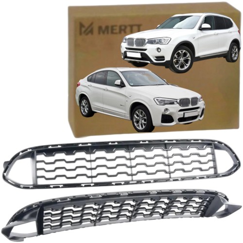 BMW X3 F25 X4 F26 Kratka ATRAPA Zderzaka Przód M Pakiet Środkowa Dolna