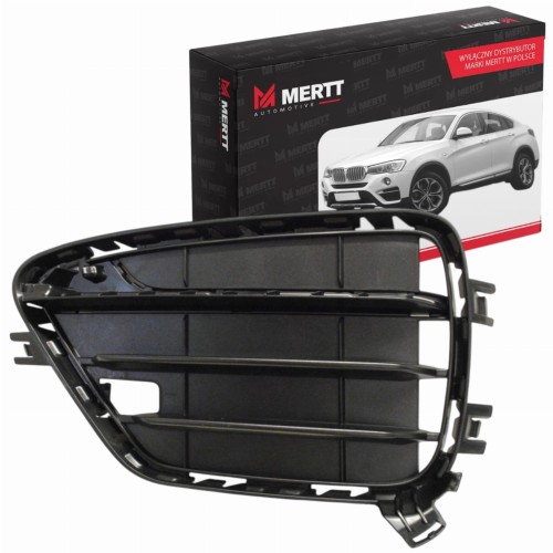 KRATKA ZDERZAKA atrapa przednia LEWA zaślepka BMW X4 F26 14-18 51117348109