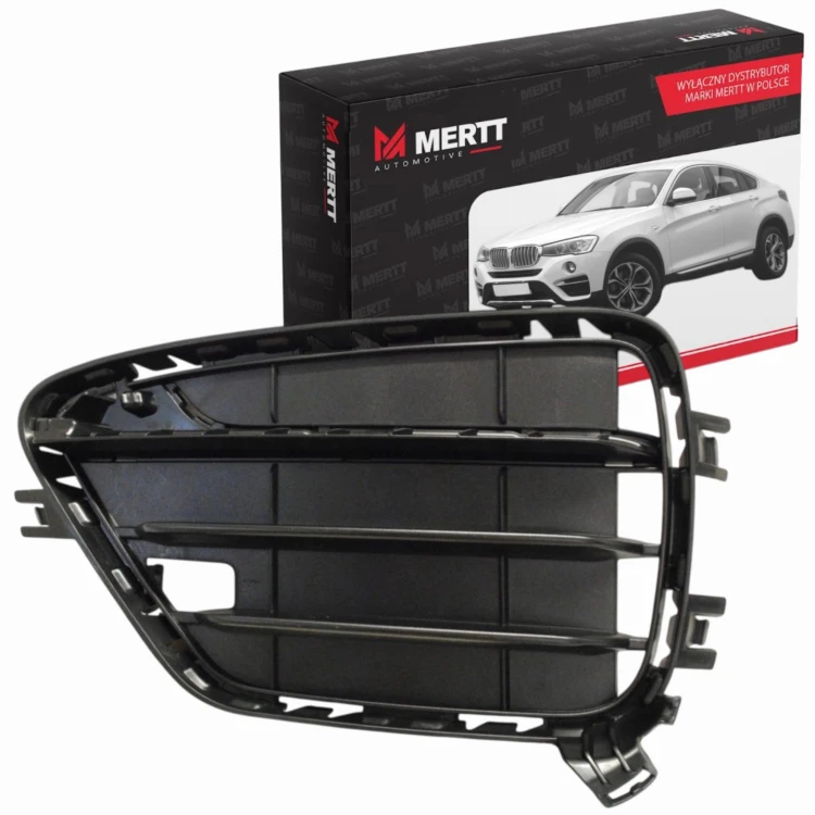 KRATKA ZDERZAKA atrapa przednia LEWA zaślepka BMW X4 F26 14-18 51117348109