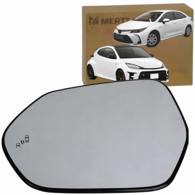 WKŁAD SZKŁO LUSTERKA LEWY ASYSTENT OGRZEWANE TOYOTA COROLLA E21 YARIS 2020-
