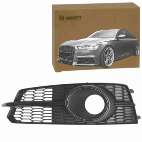 AUDI A6 C7 LIFT S-LINE 2014-2018 ATRAPA KRATKA ZAŚLEPKA ZDERZAKA PRZÓD LEWA
