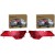 BMW X6 E71 2007-2014 LAMPY PRZECIWMGIELNE TYŁ PRAWA LEWA Z ODBLASKIEM