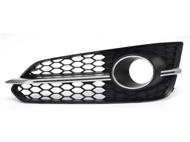 AUDI A8 D4 S8 LIFT 2013- KRATKA ZDERZAKA ATRAPA CHROM LEWA 4H0807679AF