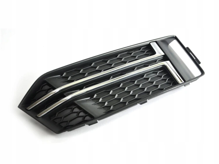 AUDI A4 B9 2015-2019 S LINE ATRAPA KRATKA ZDERZAKA CHROM ZAŚLEPKA 8W0807682