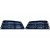 KPL x2 KRATKA ZDERZAKA KOMPLET atrapa przód AUDI A4 B9 15-19 czarna CHROM