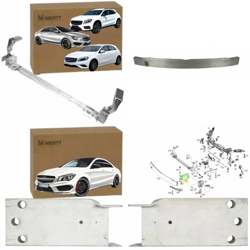 MERCEDES A KLASA B CLA GLA W176 W117 246 BELKA WZMOCNIENIE CHŁODNIC STREFA
