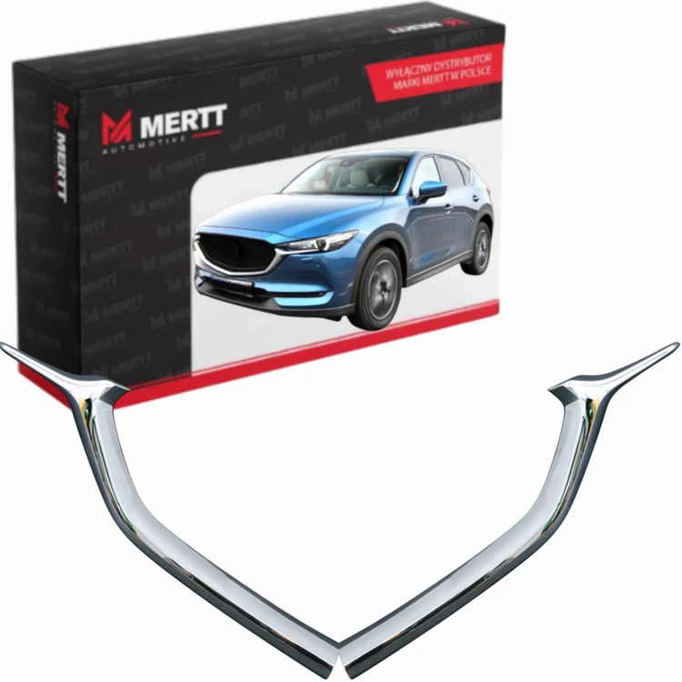 MAZDA CX-5 II KF 2017-2021 LISTWY GRILLA ATRAPY CHROM LEWA PRAWA KOMPLET