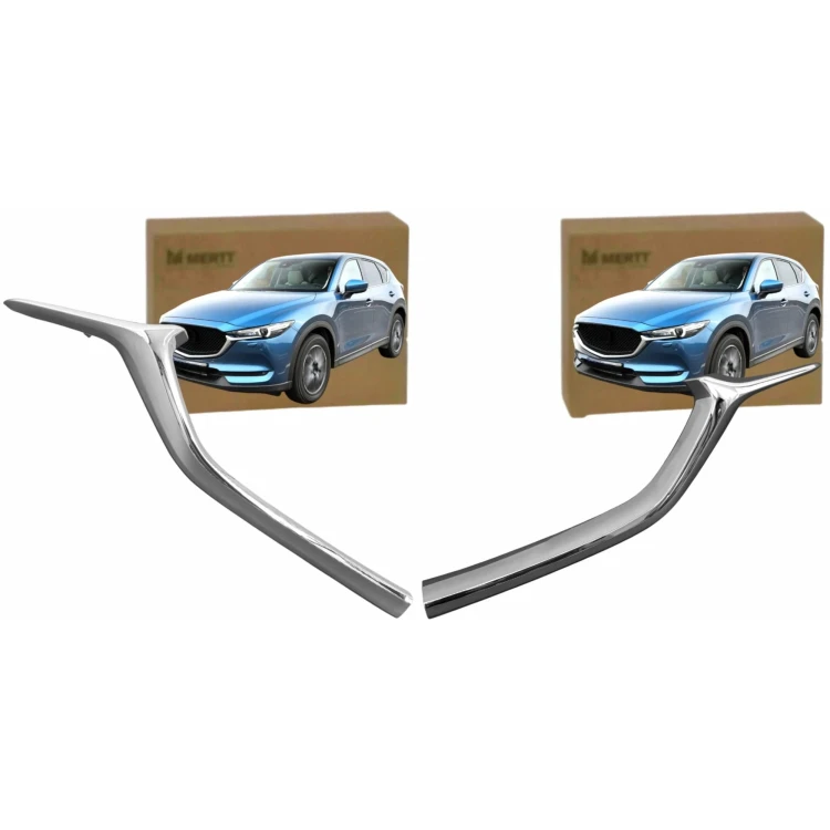MAZDA CX-5 II KF 2017-2021 LISTWY GRILLA ATRAPY CHROM LEWA PRAWA KOMPLET