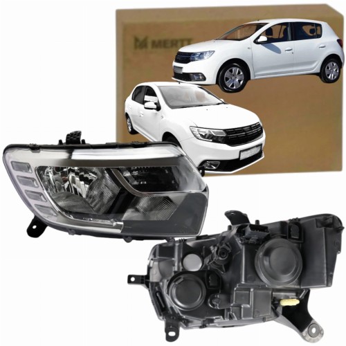 DACIA SANDERO LOGAN II 2017-2021 LAMPA PRZÓD REFLEKTOR PRAWY LED 260100697R