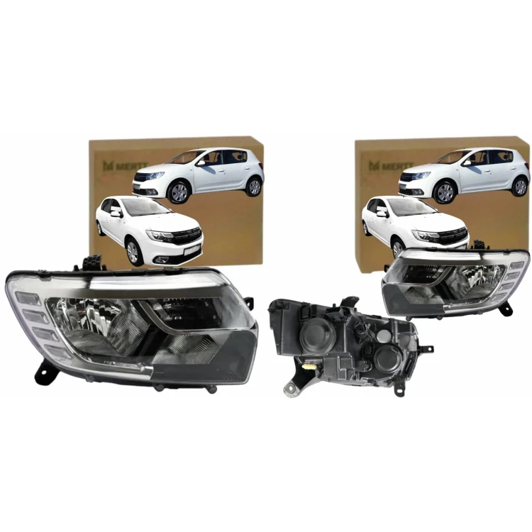 LAMPA PRZÓD REFLEKTOR PRAWY LEWY LED DACIA SANDERO LOGAN II 2017-2021