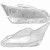 LEXUS CT 200h 2010-2013 KLOSZ PRAWY SZKŁO REFLEKTORA LAMPY PRZEDNIEJ