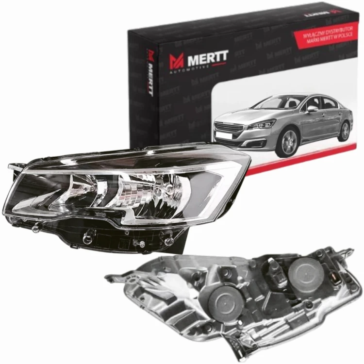 LAMPA REFLEKTOR PRZEDNI LEWY PEUGEOT 508 I 2014-2019 9807241280 9809087180