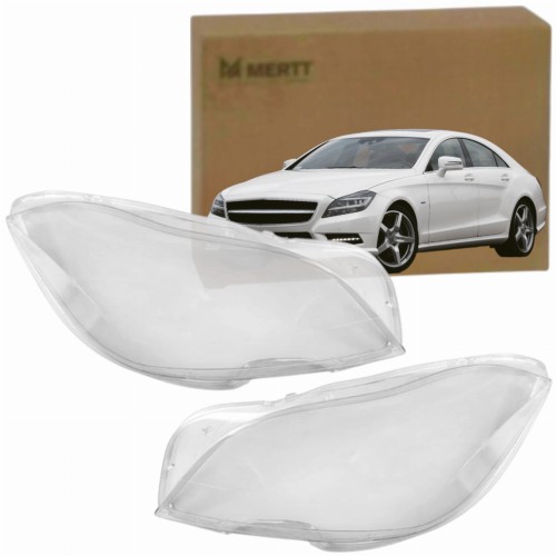 MERCEDES CLS W218 2011-2014 KOMPLET KLOSZY Reflektora przedniego szkło