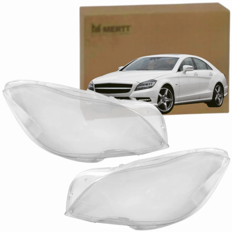 MERCEDES CLS W218 2011-2014 KOMPLET KLOSZY Reflektora przedniego szkło