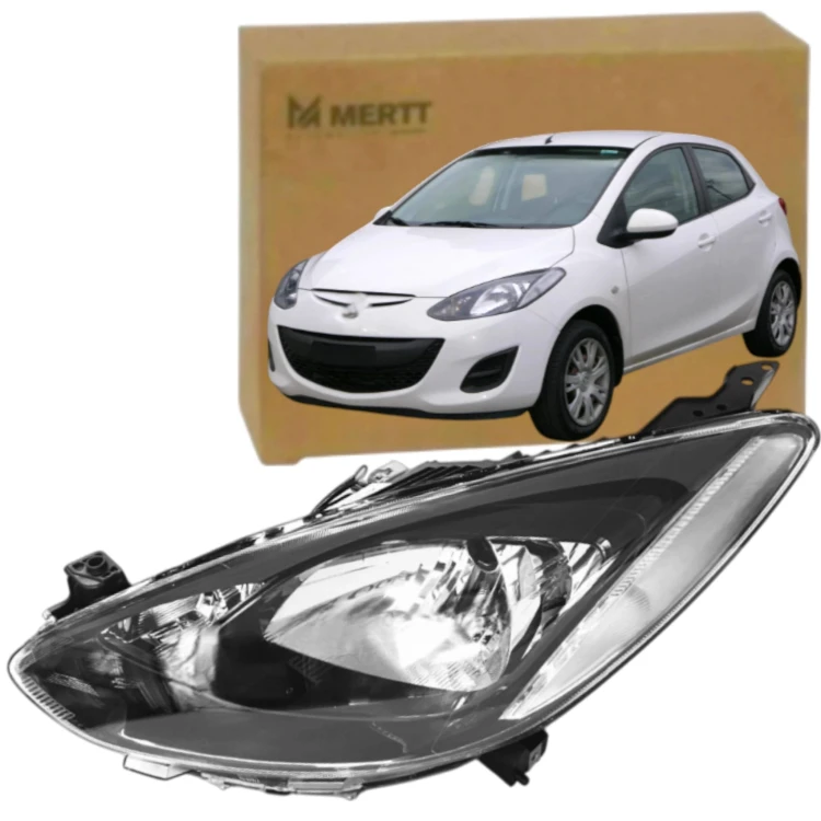 REFLEKTOR LAMPA PRZEDNIA LEWA PRAWA H4 MAZDA 2 2007-2014 KOMPLET