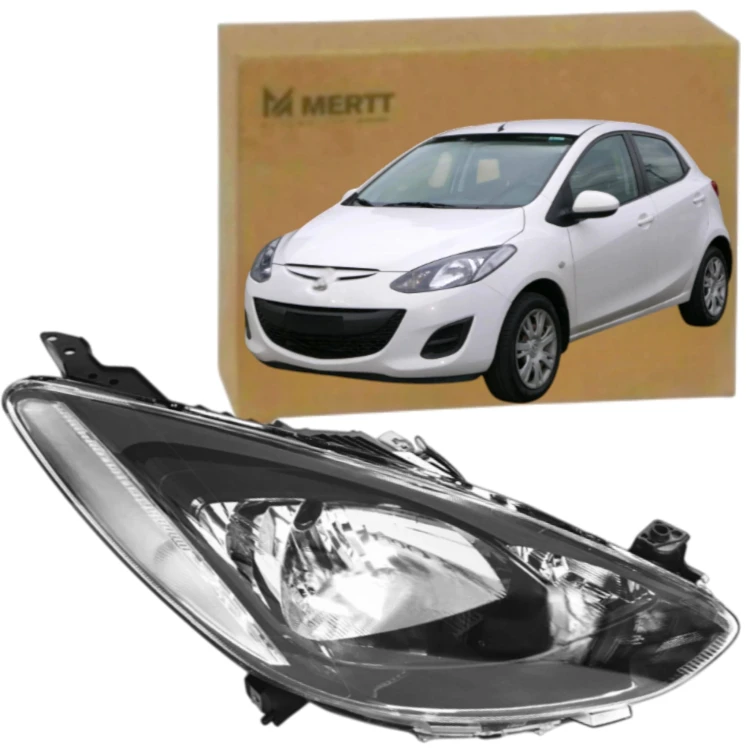 REFLEKTOR LAMPA PRZEDNIA LEWA PRAWA H4 MAZDA 2 2007-2014 KOMPLET