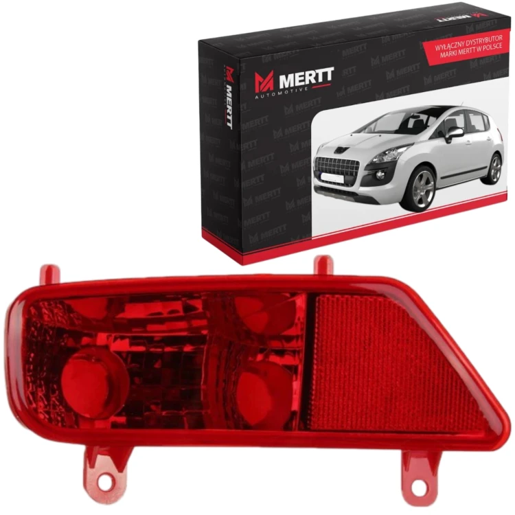 PEUGEOT 3008 2009-2016 LAMPA PRZECIWMGIELNA W ZDERZAK TYŁ LEWA 6350HG