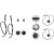 VOLKSWAGEN SKODA SEAT AUDI SZNURKI LINKI MOCOWANIA TYLNEJ PÓŁKI BAGAŻNIKA
