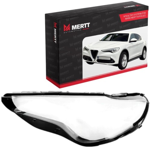 KLOSZ LEWY SZKŁO REFLEKTORA LAMPY PRZEDNIEJ ALFA ROMEO Stelvio 2016-2022