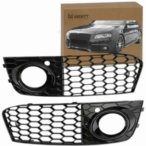 Audi A4 B8 08-11 KRATKI ZDERZAKA (HALOGENÓW) PLASTER MIODU RS LOOK