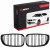 Nerki atrapa Grill BMW Seria 1 E87 E81 E82 2007-2012 czarny Połysk