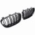 Nerki atrapa Grill BMW Seria 1 E87 E81 E82 2007-2012 czarny Połysk
