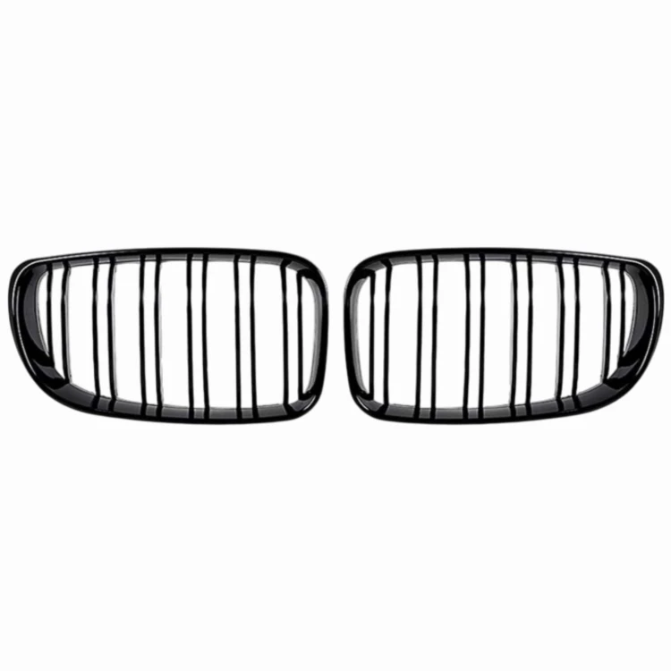 Nerki atrapa Grill BMW Seria 1 E87 E81 E82 2007-2012 czarny Połysk
