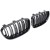 BMW Seria 1 E87 E81 E82 2007-2012 LIFT Nerki atrapa Grill czarny Połysk