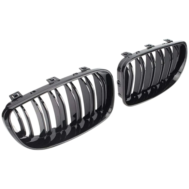 BMW Seria 1 E87 E81 E82 2007-2012 LIFT Nerki atrapa Grill czarny Połysk