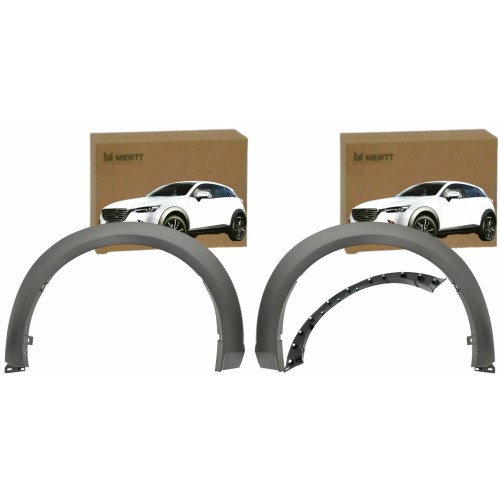 LISTWY NAKŁADKI BŁOTNIKA PRZÓD PRAWA LEWA MAZDA CX-3 CX3 2015- KOMPLET